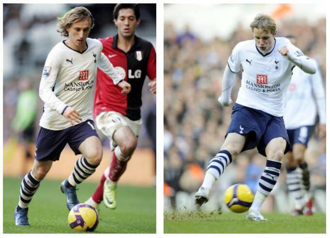 Luka Modric & Roman Pavlyuchenko v Fulham