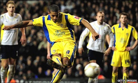 Jermaine Beckford scored Leeds United's last-minute equaliser