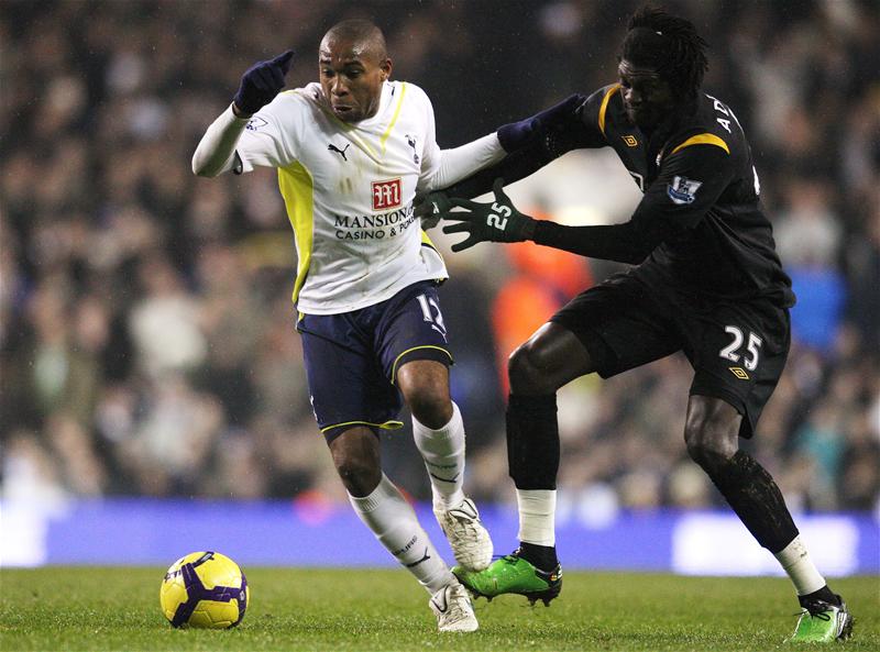 Wilson Palacios against Manchester City