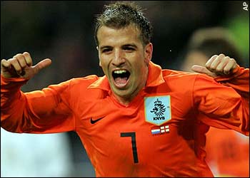 Rafael Van der Vart of Tottenham Hotspur and the Netherlands