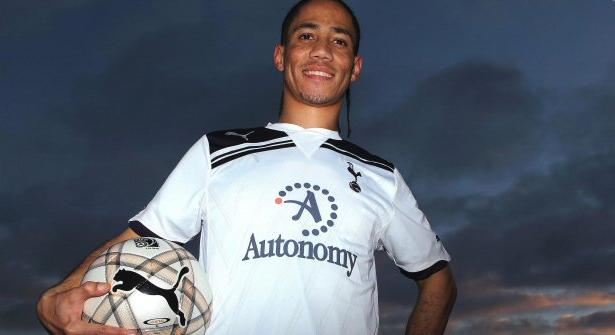 Steven Pienaar after signing for Tottenham Hotspur, January 2011