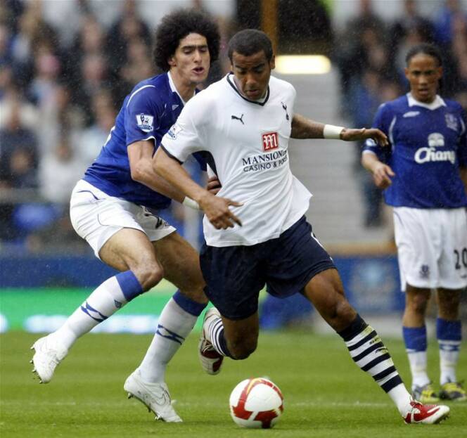 Tom Huddlestone and Marouane Fellaini