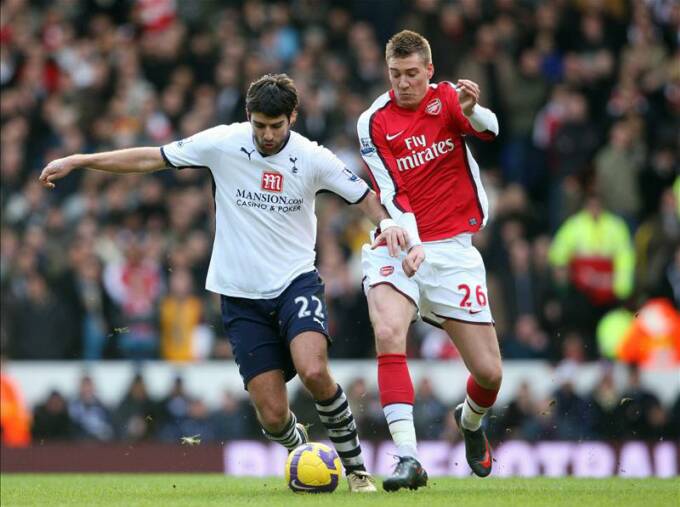 Vedran Corluka Spurs v Arsenal