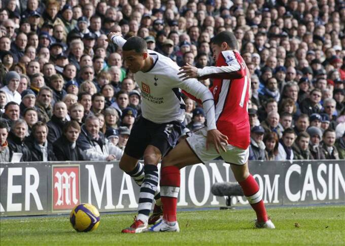 Jermaine Jenas Spurs v Arsenal